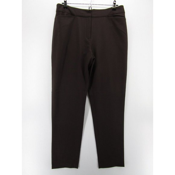 Eileen Fisher Pants Small Slacks Straight Trousers Career Preppy - Picture 1 of 8